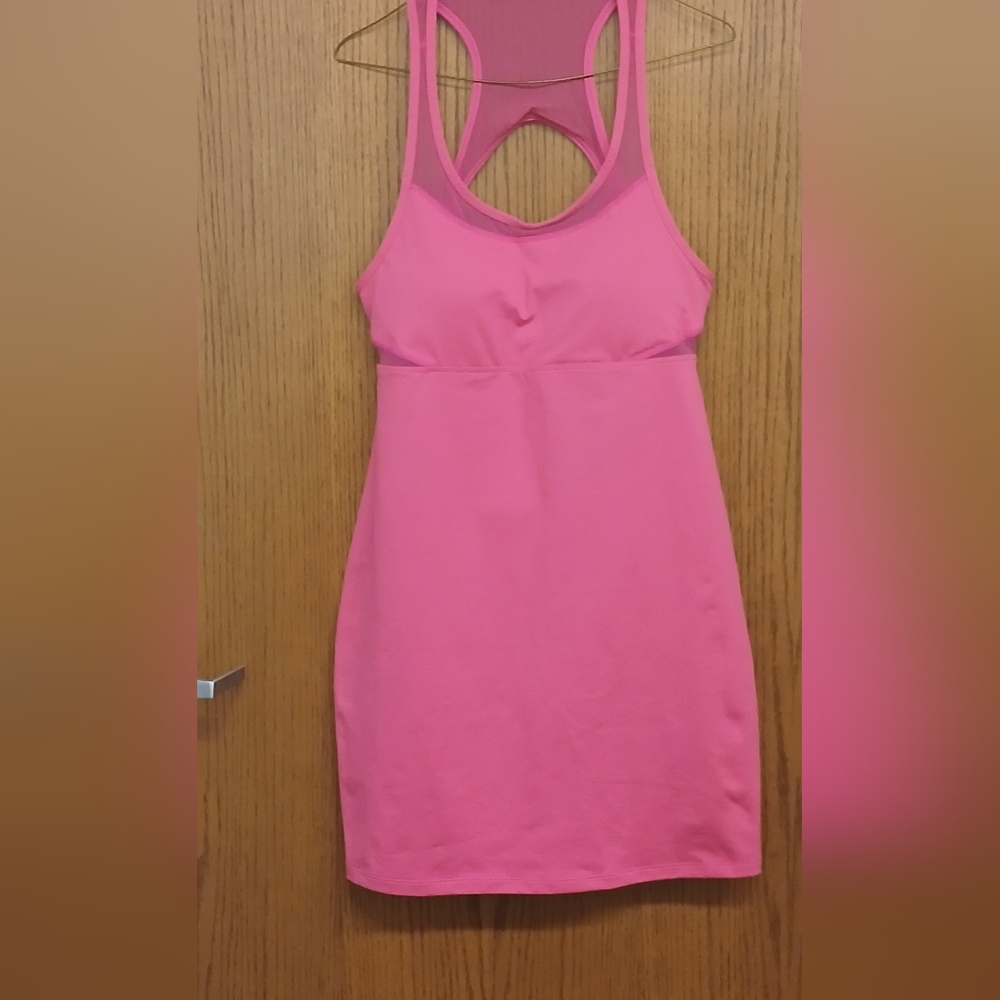 Fabletics Vibrant Pink Backless Dress
